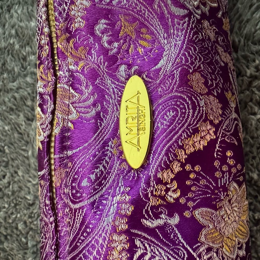 Amrita Singh Purple Bracelet Jewelry Storage Bag with Zipper